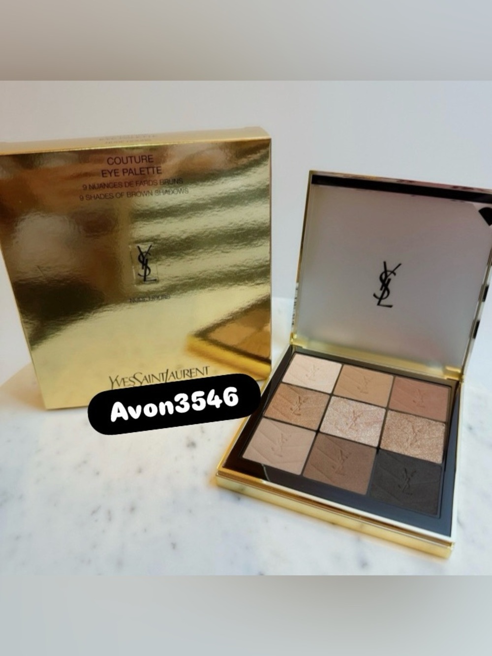 Yves Saint Laurent Couture Eye Palette — Beige, Bronze, Brown & Black eyeshadow - Picture 4 of 4